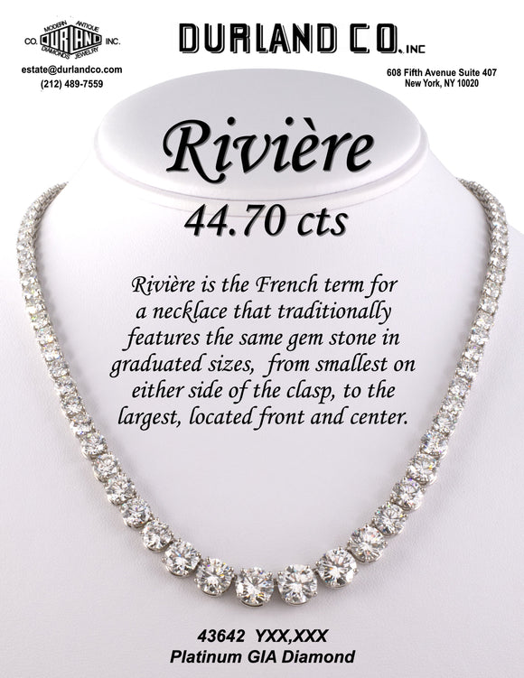 Riviere - 44.70 cts