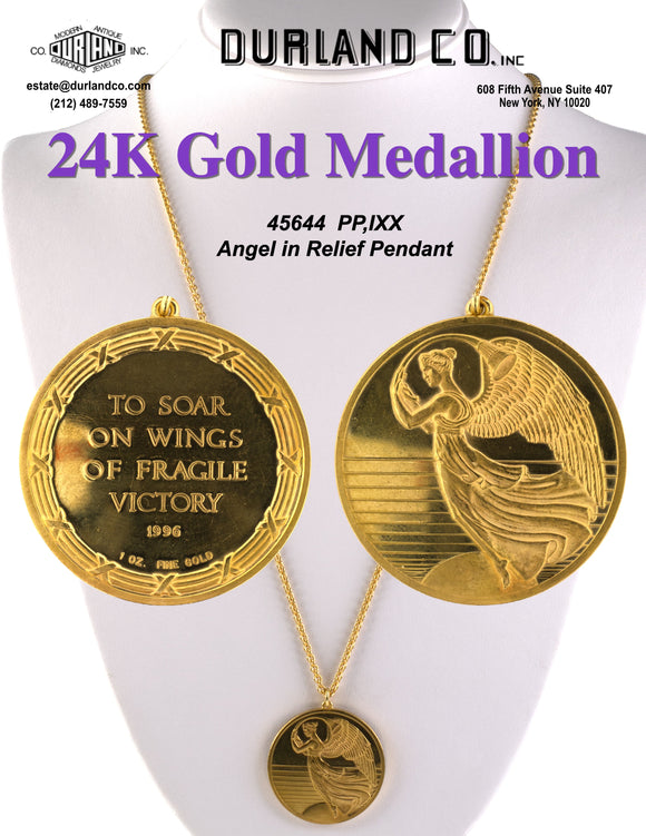 24K Gold Medallion