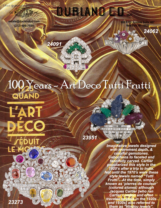 100 Years - Art Deco Tutti Frutti