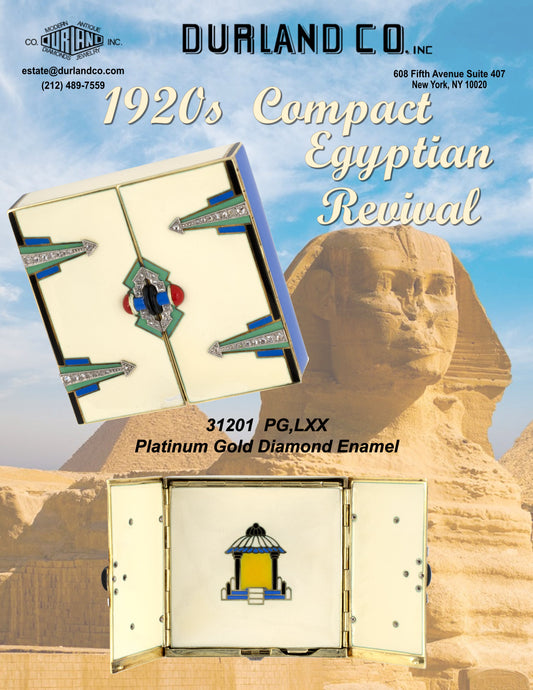 1920's Compact Egyptian Revival