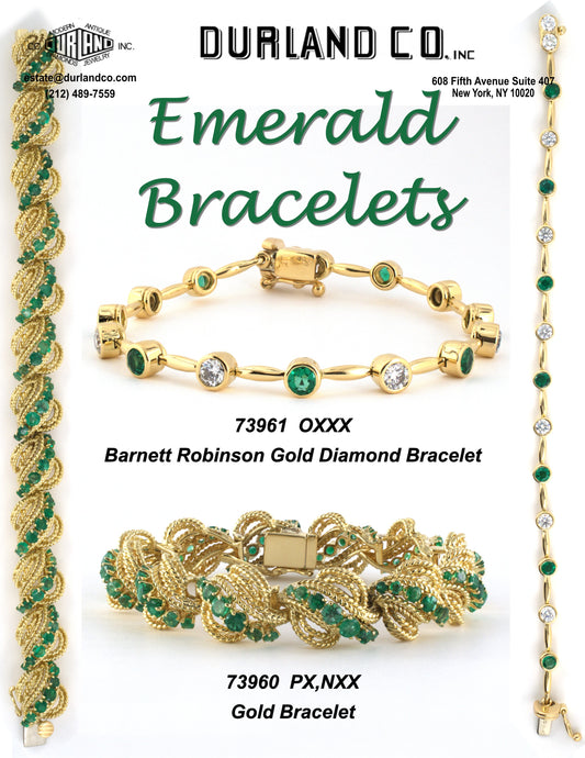 Emerald Bracelets