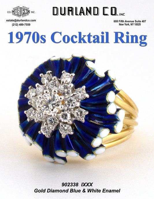 1970s Cocktail Ring
