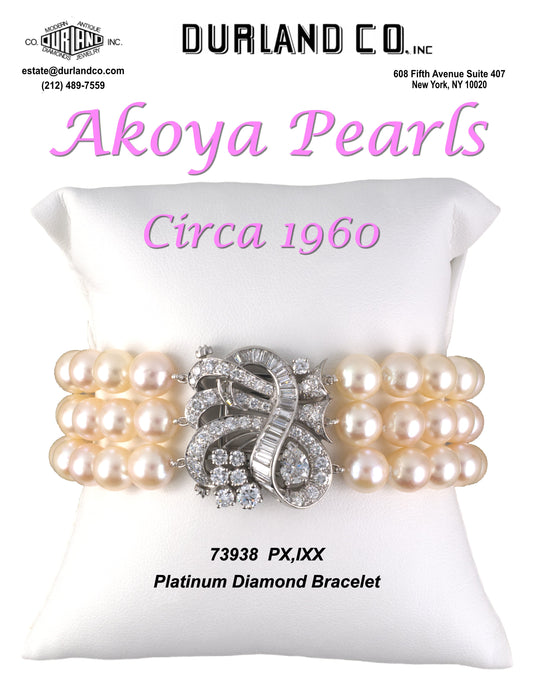 Akoya Pearls - Circa 1960