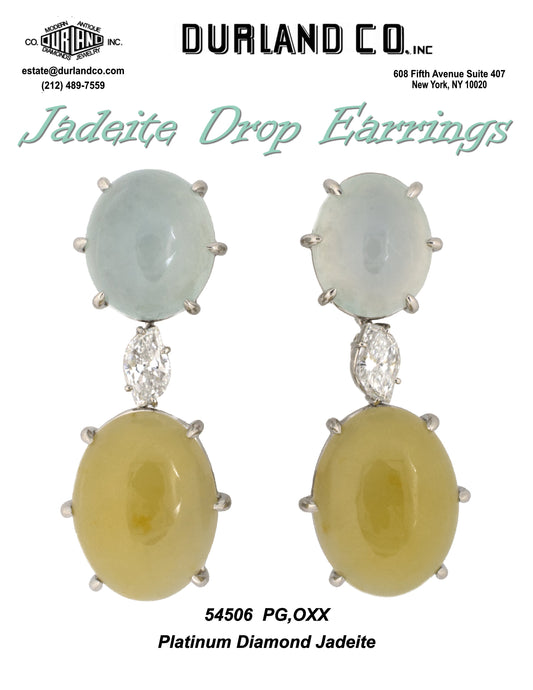 Jadeite Drop Earrings