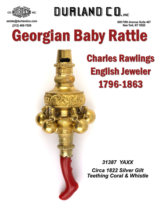 Georgian Baby Rattle