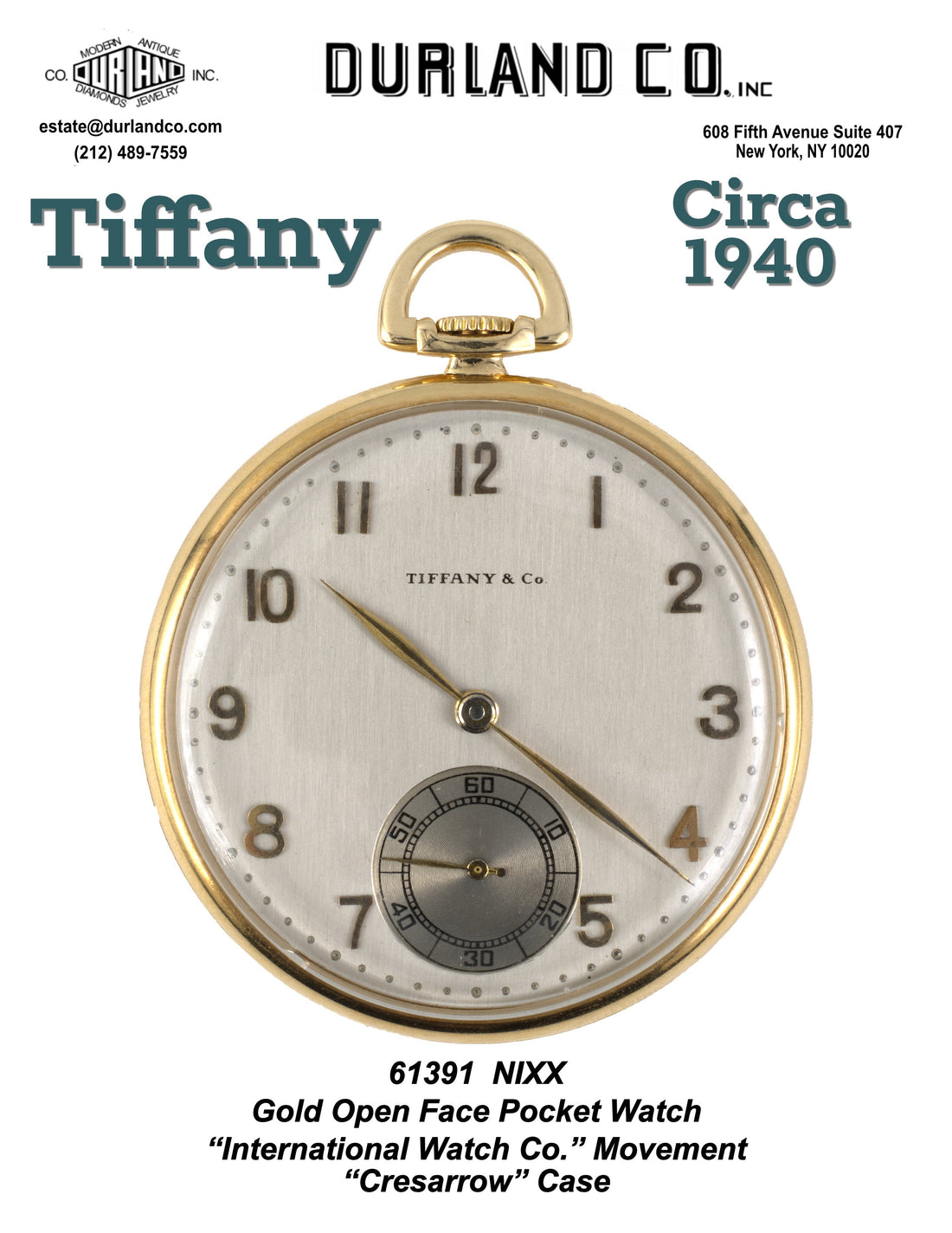 Tiffany - Circa 1940