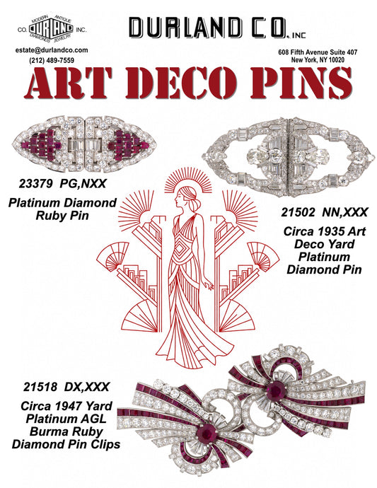 Art Deco Pins