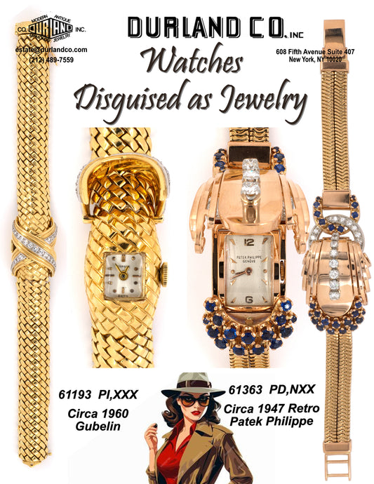 Watches Disguised as Jewelry
