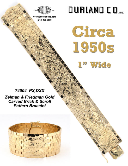 Circa 1950s - 1" Wide