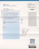 21746 - Elan Platinum Gold GIA Yellow Diamond Flower Pin