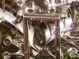 21954 - Art Deco Mauboussin Platinum Diamond Ribbon Pin