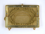 30172 - Art Nouveau Gold Diamond Sapphire Mesh Bag