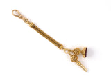 31356 - Victorian French Gold Agate Carnelian Drop Watch Fob Pocket Watch Chain