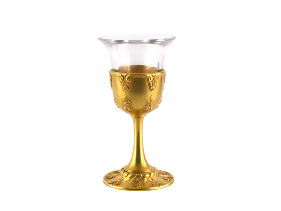 31357 - Art Nouveau Tiffany Gold Floral Circa 1893 Candle Holder