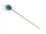 31372 - 14K Yg Oval Opal Victorian Stick Pin