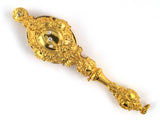 31388 - Art Nouveau Circa1900 Krementz Gold Diamond Lorgnette