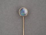 31398 - Gold Opal Cabochon Stick Pin