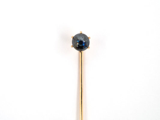 31402 - Gold Hematite Bead Stick Pin