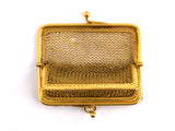 33170 - Art Nouveau Gold Mesh French Change Purse