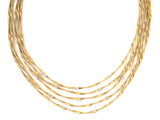 43359 - Marco Bicego Gold Diamond Marrakech Wire Necklace