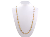 43382 - Circa 1940s Gold Oval Link Necklace