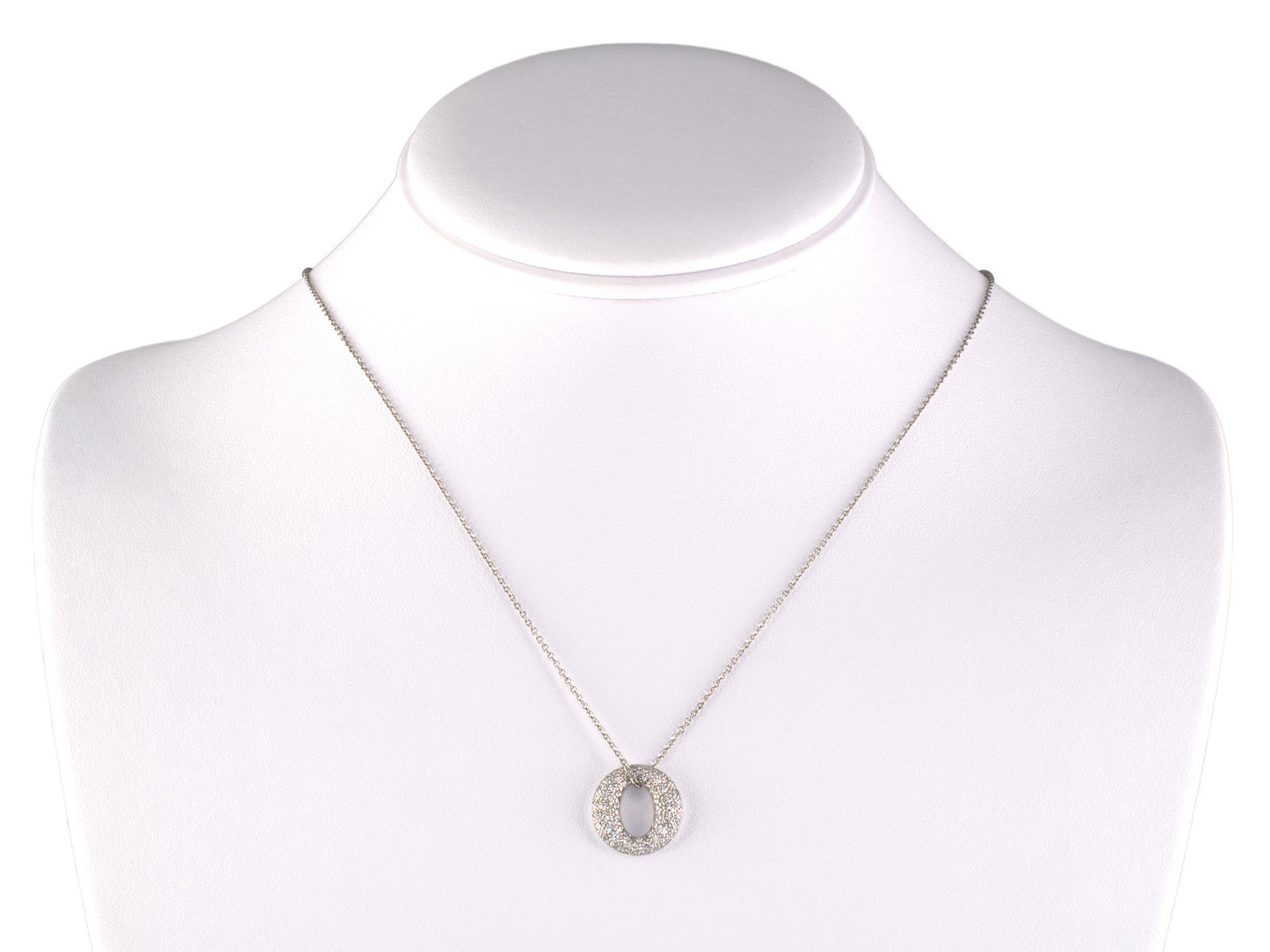 43620 - Peretti Tiffany Sevillana Platinum Diamond Pendant Necklace