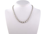 43642 - Platinum GIA Diamond Riviere Necklace