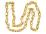 43739 - Simon Sobie & Co Gold Twisted Wire Necklace