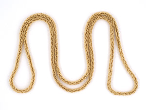 43821 - SOLD - Gold Twist Chain Necklace