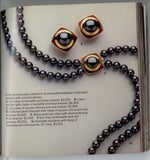 43988 - SOLD - Tiffany De Vroomen Gold Hematite Enamel Bead Necklace