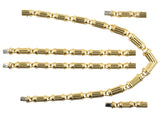 44073 - Circa 1980 A Clunn Gold Roman Column Necklace