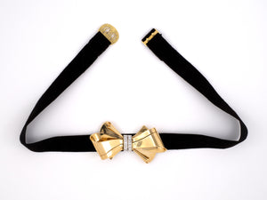 45004 - SOLD - Circa1940 Larter Gold Diamond Choker Necklace