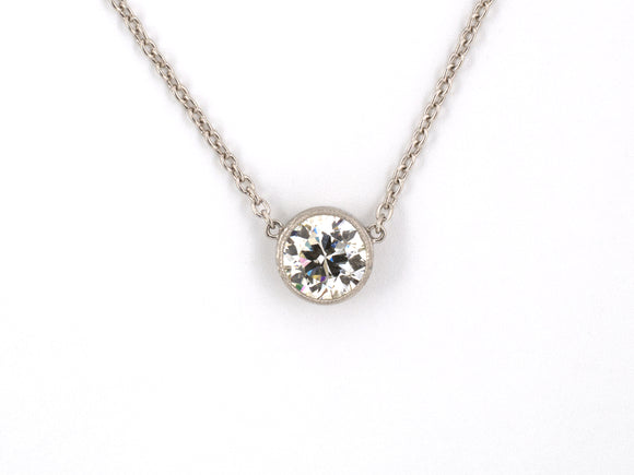 45053 - SOLD - Mcteigue & Mcclelland Platinum Diamond Pendant