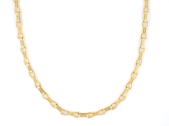 45436 - Circa 1960's Van Cleef & Arpels Gold Link Necklace