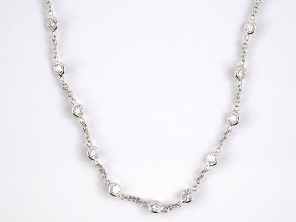 45477 - Gold Diamond-By-The-Yard Necklace