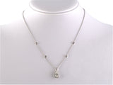 45481 - Gold Diamond GIA Cluster Pendant Necklace