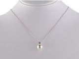 45488 - Gold Pearl Diamond Pendant Necklace