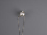 45489 - Gold Pearl Diamond Pendant Necklace