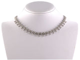 45503 - Gold Diamond Italy Festoon Necklace