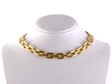 45509                - Gold Cartier Gentiane Italy Collar Necklace