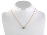 45516 - Cerro Gold Platinum GIA Diamond Solitaire Pendant Necklace