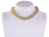 45557 - Dunay Gold Platinum Woven Sabi Link Necklace