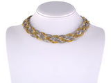 45558 - Buccellati Italian Gold Woven Florentined Necklace