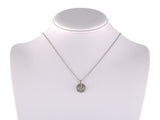 45565 - Platinum Diamond Filigree Pendant Necklace