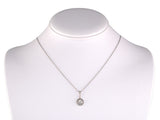 45572 - Platinum Diamond Merry Widow Pendant Necklace