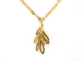 45626 - Roberto Coin Gold Sapphire Ruby Drop Dangle Cluster Pendant Necklace