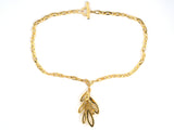 45626 - Roberto Coin Gold Sapphire Ruby Drop Dangle Cluster Pendant Necklace