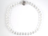 45629 - Italian Gold Diamond Faceted Crystal Bead Necklace