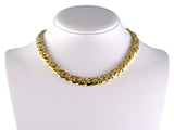 45646 - Circa 1980s Cartier Italy Gold Oval Curb Link Necklace