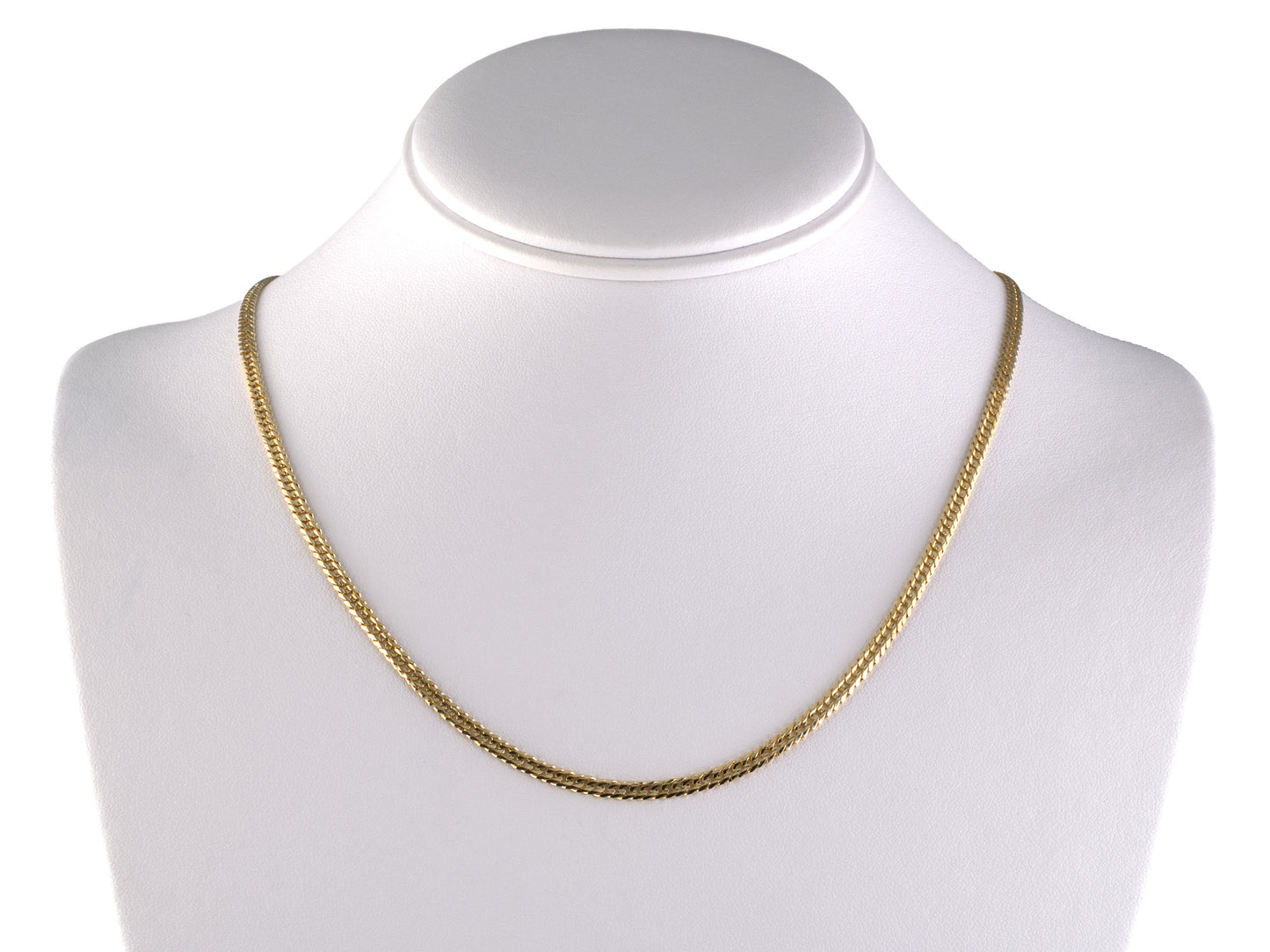 45662 - Italy Gold Curb Link Chain Necklace